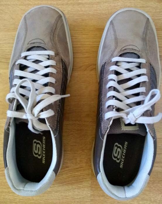 skechers piers sport mens trainers black